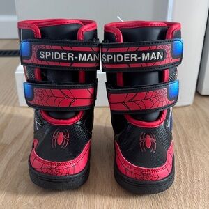 Marvel Spider-Man Kids Boots - Red, Black, and Blue